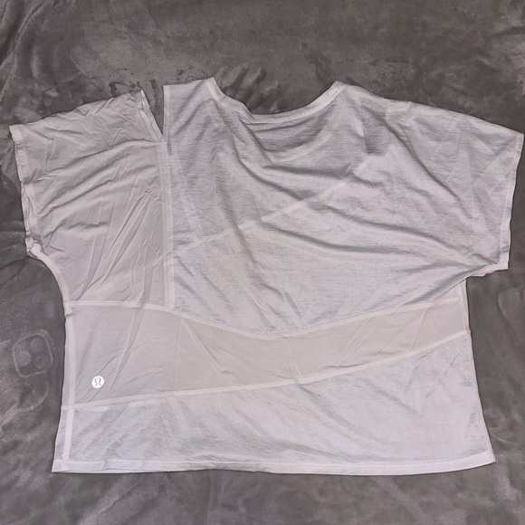 Lululemon No Inhibitions tee white 8 - Picture 5 of 6